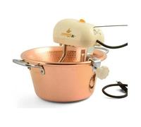 Lar Polentamatic Paiolo Elettrico Rame Fondo Induzione 26 cm Plastica e Acciaio Inox, 4 W
