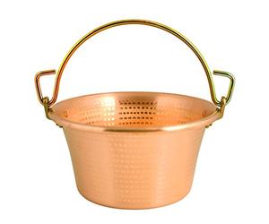 Lar Paiolo in Rame Marca Manico Ad Arco D. 30 Cm Pentola Polenta