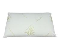 LARA MORADA - 1 Cuscino Memory Foam, Saponetta In Memory, con federa Aloe Vera Made In Italy, 100% Anallergico e Antiacaro, Ortopedico, Cuscino Memory Foam Cervicale, 70x40 cm, Mod: Deluxe, H13