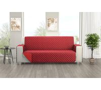 LARA MORADA Copridivano 3 posti Salvadivano Trapuntato Double Face Protezione Antimacchia e Antigraffio per Cani e Gatti,170x220 cm, Elegante, Reversibile, Resistente Art Elisa Bordeaux/Rosso