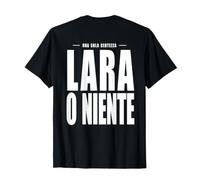 Lara o Niente Scritta Dietro per Fidanzati Maglietta