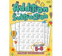 Lara Pope Addition and Subtraction Math Book for Kids Ages 5-8 (Tascabile)