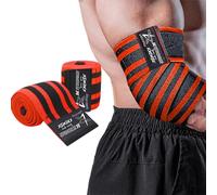 LARA STAR Tutore per Gomito per Sollevamento Pesi, 119,4 cm, Fascia Elastica per Gomito e Compressione, Powerlifting, Fitness, Cross-Training e Palestra - Cinghia per Gomito per Sollevamento Pesi