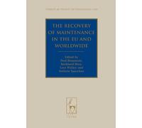 Lara Walker The Recovery of Maintenance in the EU and Worldwi (Copertina rigida)