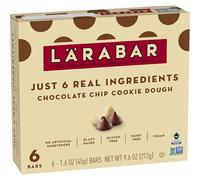 Larabar - Barrette per biscotti con gocce di cioccolato, frutta e noci, senza glutine e vegano, 272,2 g, 6 ct