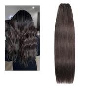 Larafona Extension 9A Sew in capelli veri e propri, 100% Remy Human Hair Weave Liscio, 100 g/pc 20 pollici/50 cm