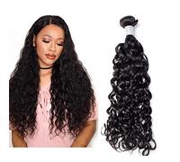 Larafona Extension Tessitura Matassa Capelli Veri Umani 100% Naturali Nero Ricci Brazilian Virgin Hair Weave 100g/pc Nero 18inch/45cm