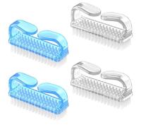 Larbois Spazzola per unghie con impugnatura per mani, kit per pedicure e pedicure, per uomini e donne (confezione da 4) (colore 7)