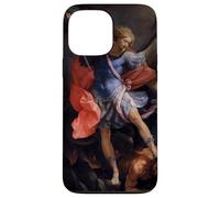 L'Arcangelo Michele sconfigge Satana di Guido Reni (1635) Custodia per iPhone 13 Pro Max