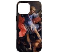 L'Arcangelo Michele sconfigge Satana di Guido Reni (1635) Custodia per iPhone 16 Pro Max