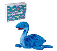 Larcele 1004 Pezzi Micro Dinosauro Costruzione di Giocattoli Set, Fai da te Mini Mattoni Giocattolo Kit KLJM-06 (Plesiosauro)