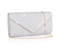 Larcenciel Borsa Mezzaluna Donna, Borse a Tracolla Trapuntata con Cerniera, Borsetta Donna Soffice Moda, 31x21x20CM
