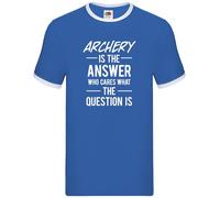 L'Arceria È La Risposta - Ringer Da Uomo - Amante Del Tiro Con L'Arco Hobby