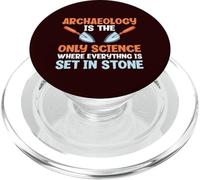 L'archeologia è la scienza in cui tutto è scolpito nella pietra PopSockets PopGrip per MagSafe