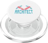 L'ARCHITETTO Retro Vintage Architettura Disegni Presenti PopSockets PopGrip per MagSafe