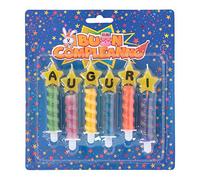 L'Arcobaleno di Nacar Giovanna Candeline, Multicolore, Taglia Unica