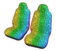 L'arcobaleno sembra con le paillettes,Coprisedile per auto protezioni per sedili anteriori per auto, 2 pezzi