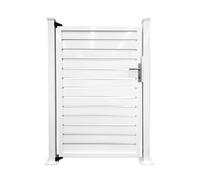 L'Arcolaio Cancello Pedonale Miami 100x160cm Bianco Lucido
