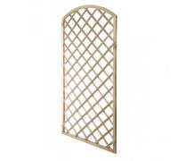 VERDELOOK Grigliato ad Arco in Legno impregnato arredo Esterni Giardino 180x90 cm