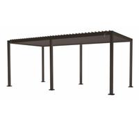 L'Arcolaio Pergola Bioclimatica Vulcano 3x6 m Antracite Alluminio