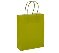 L'Arcolaio Shopper Kraft Lime Regali Natalizi 45X15X50 Cm Cf 10 Pz