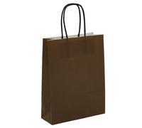 L'Arcolaio Shopper Kraft Marrone Regali Natalizi 45X15X50 Cm Cf 10 Pz