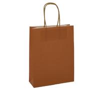L'Arcolaio Shopper Kraft Ruggine Regali Natalizi 54X14X45 Cm Cf 10 Pz