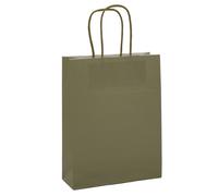 L'Arcolaio Shopper Kraft Verde Regali Natalizi 54X14X45 Cm Cf 10 Pz