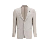 Lardini Beige Silk Blazer - IT48 | M