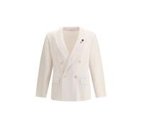 Lardini Cream Wool Coat - S