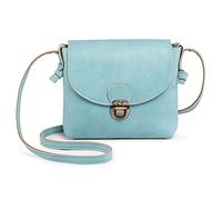 LaRechor Borse a Tracolla Piccole con Chiusura Fibbia Mini Borsa in Pelle Sintetica Borsello Porta Cellulare Regalo Per Donna e Ragazza (Verde)