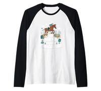 L'Arena è il nostro parco giochi equestre Maglia con Maniche Raglan