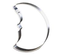 LARES Stampino per biscotti a forma di luna - per biscotti, pan di zenzero & Co - Dimensioni: 12 cm, altezza: 1,7 cm - Made in Germany