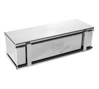 Lares Tostapane in acciaio inox con divisore, 30 x 10 x 9 cm, per toast, pane integrale, pane alla frutta, torte, lavabile in lavastoviglie, made in Germany