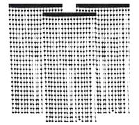 LaresDay Tinsel - Tenda "Love Shape" riutilizzabile [3 pezzi] - Tinsel Curtains con frange in pellicola per matrimoni, feste, decorazioni natalizie, festival, facile da montare, decorazione della