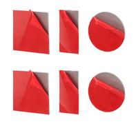 Larfraecy 6 cuscinetti adesivi resistenti per dash cam, 3 forme, resistenti, biadesivi, per parabrezza e cruscotto, nastro di montaggio resistente al calore per dashcam, supporto per telefono