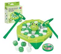 Larfraecy Gioco del pinguino da salvare Penguin Peril Family Board Game,Penguin Trap,Gioco da tavolo per bambini per 2-4 giocatori Desktop Paternity Gioco Regalo per Bambini 3+ (Verde Rana)