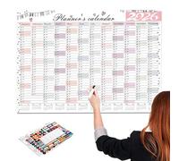 Large 2026 wall calendar - Large wall planner | School holiday overview - optimal annual planning and holiday planner for office, classroom, living room, school