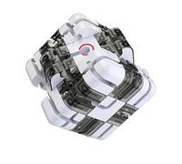 Large 3D Labyrinth Cube Puzzle, Maze Ball Brain Teaser Toy, for Stress Relief & Logic Development, Gift Adults Teens (Grey)