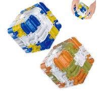 Large 3D Labyrinths Cubes Puzzle,Labirinto 3D Palla con Pallina Rotante,Giocattolo Rompicapo Coinvolgente per Stimolare l'Immaginazione Spaziale Allenare La Consapevolezza Spaziale (O+G)