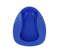 Large Bed Pan with 10 Degree Slope Thickened Nursing Bedpan for Bedridden Elderly and Pregnant Women Dark Blue