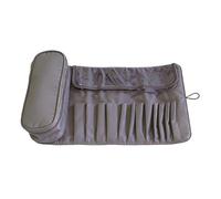 Large Brush Case, Folding Makeup Bag, Waterproof Makeup Brush Holder with Compartments, Compact Travel Storage, Cosmetic Organizer Case for Vacations Daily Office School Dorm Studio Party Events Carry
