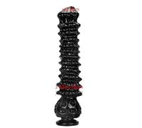 Large Butt Plug Big Anal Plug With Strong Suction Cup Prostate Massager Adult Products Female Masturbator Anal Beads Sex Toys 18(Black B)