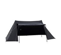 Large Canopy Multi-Person Tent Camping Tent One Bedroom & One Living Room for 3-4 People 200T Oxford PU3000 mm Hiking Trekking Tent