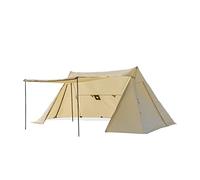 Large Canopy Multi-Person Tent Camping Tent One Bedroom & One Living Room for 3-4 People 200T Oxford PU3000 mm Hiking Trekking Tent