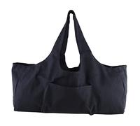 Large Capacity Canvas Tote Bag | Foldable Gym Bag for Travel/Sports/Work | Lightweight & Resilient Storage Bag with Multiple Pockets (Nera)