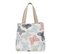 Large Capacity Canvas Toted Bag Reusable Grocery Cloth Lunch Box Container With Inner Pockets For Travel Shopping Canvas Toted