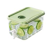 Large Capacity Cold Water Pitcher - Fridge Drink Dispenser with Spigot, Tea