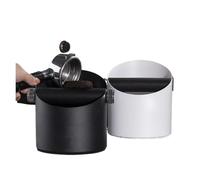 large capacity, Contenitore for fondi di caffè in acciaio inox for espresso, contenitore for fondi di caffè con asta di battuta rimovibile, antiurto, base antiscivolo,knock box(Colored)