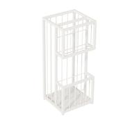 Large Capacity Metal Umbrella Stand Double Layer Design Indoor for Entryway Commercial Use Stylish And Umbrella Holder.